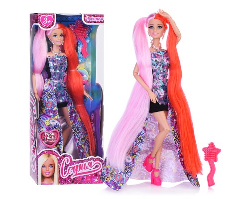 Кукла София 29 см (руки и ноги сгиб, ресницы, с акс.) в коробке