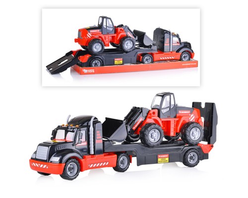 MAMMOET, автомобиль-трейлер + трактор-погрузчик 206-01