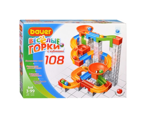 Конструктор-игровой набор "Весёлые горки" 108