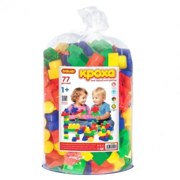Конструктор "Кроха" 77 дет.
