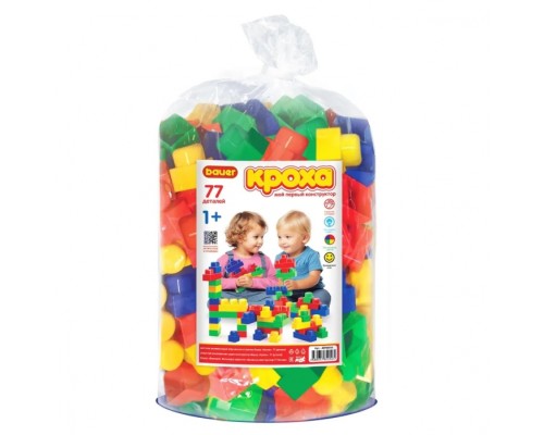 Конструктор "Кроха" 77 дет.