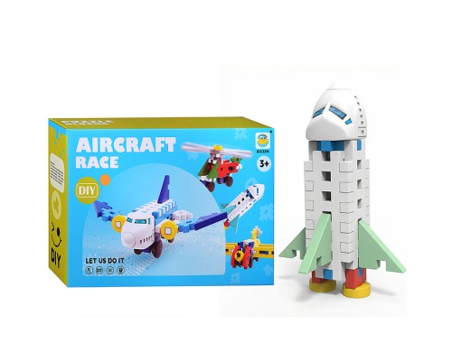 Конструктор "Самолёт-ракета" (14 дет.)