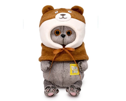 Кот Басик BABY в шапке "Медвежонок"