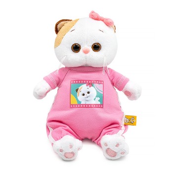 Кошечка Ли-Ли в комбинезоне с принтом "Мультсериал"