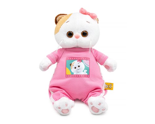 Кошечка Ли-Ли в комбинезоне с принтом "Мультсериал"