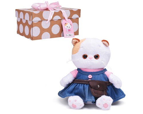 Кошечка Ли-Ли baby в сарафане "Деним"
