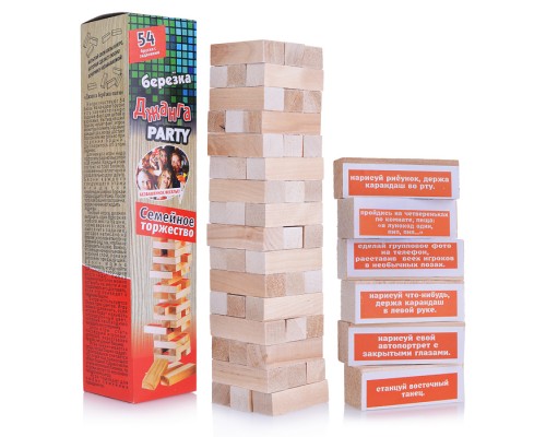 Настольная игра "Джанга PARTY (Березка) Семейное торжество"