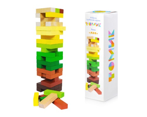 Логический игровой набор "Башня" Лес (54 дет.)