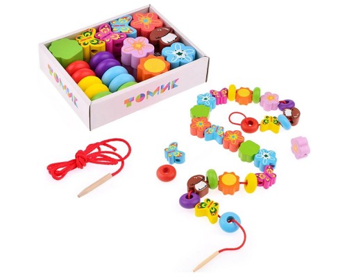 Счетный материал "Бусы" Полянка (29 дет.)