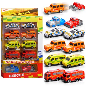 Набор машин "Катапультирующая служебная машина" в коробке