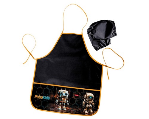 Фартук MINI с двумя карманами 49х39см "Робо" в индивидуальной упаковке