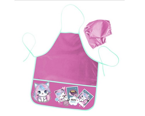 Фартук MINI с двумя карманами 49х39см "Чудесные лапки" в индивидуальной упаковке