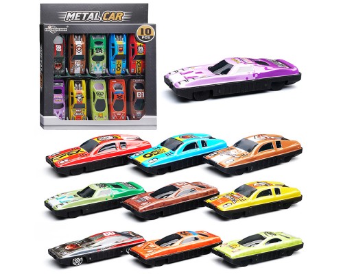 Набор машин "Стальной Гонщик" металл, в коробке