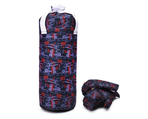 Набор детский игровой (перчатки, груша 50 см.) Оксфорд (путешествие)