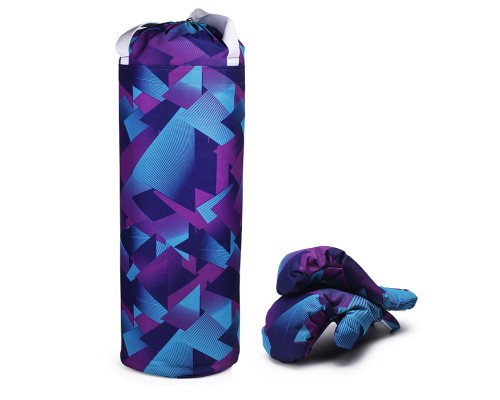 Набор детский игровой (перчатки, груша 70 см.) Оксфорд (калейдоскоп)