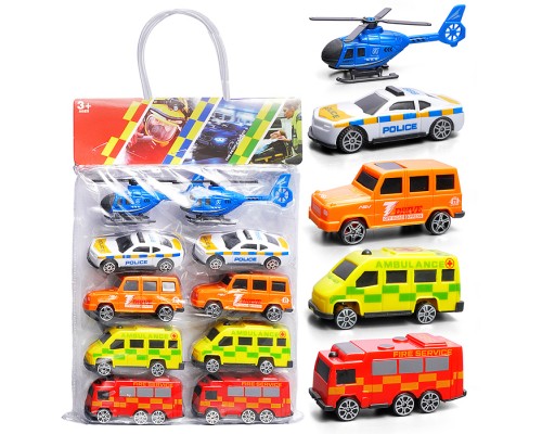 Набор машин "Автопарк служебных машин" в пакете