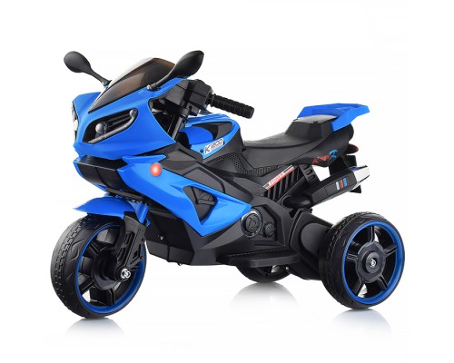 Детский электромотоцикл ROCKET "Байк",1 мотор 20 ВТ,синий