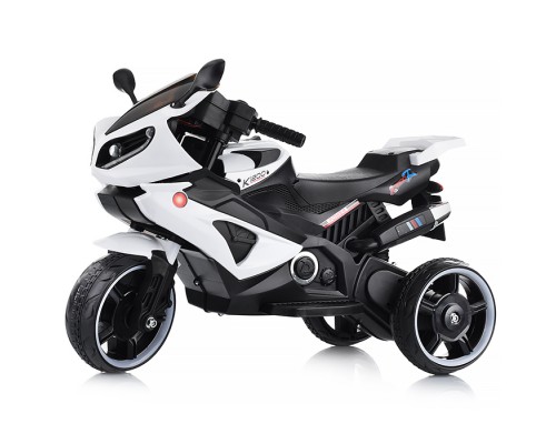 Детский электромотоцикл ROCKET "Байк",1 мотор 20 ВТ, белый