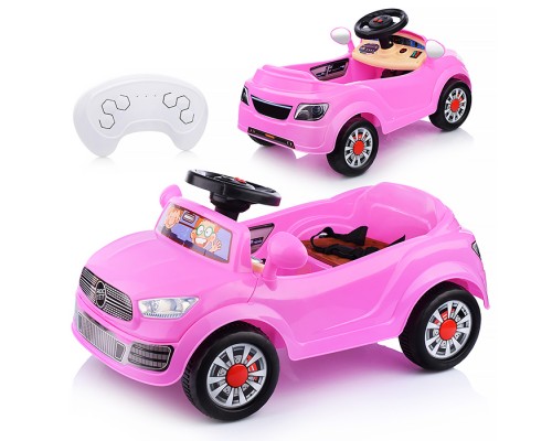 Детский электромобиль ROCKET,1 мотор 20 ВТ, розовый
