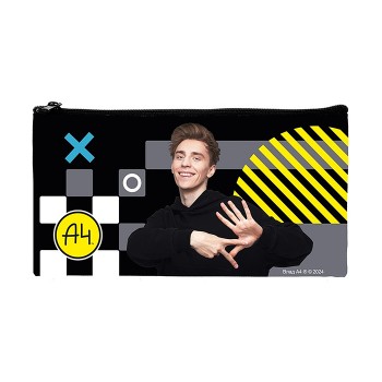 Пенал 205х110мм., на молнии мягкий "Влад А4" в индивидуальной упаковке