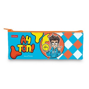 Пенал 195х75мм., на молнии мягкий "Влад А4"