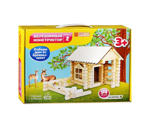 Конструктор "Собери дом из бревнышек №2"