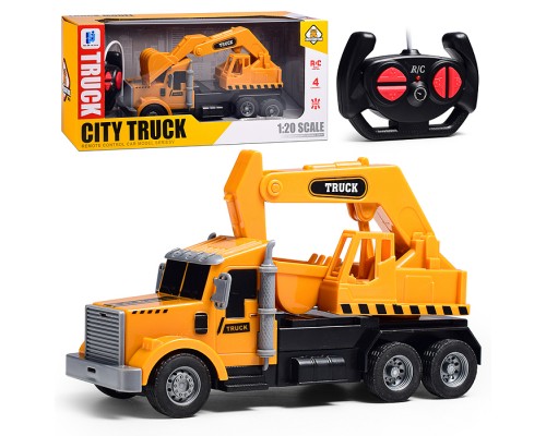 Машина "Экскаватор" р/у, 27 MHz, в коробке