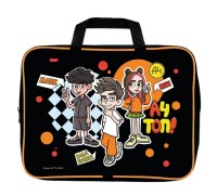 Сумка текстильная с ручками А4ф для тетрадей 350х265х40мм "Влад А4"