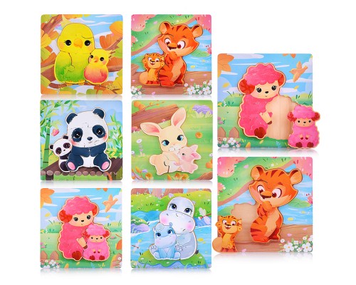 Пазл-вкладыш "Мама и малыш"