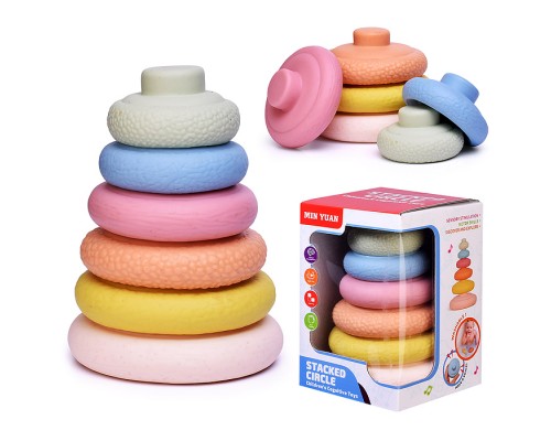 Пирамидка "Учимся порядку" в коробке