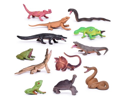 Набор животных "Рептилии" в пакете