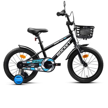 Велосипед 16" Rocket First, цвет черный