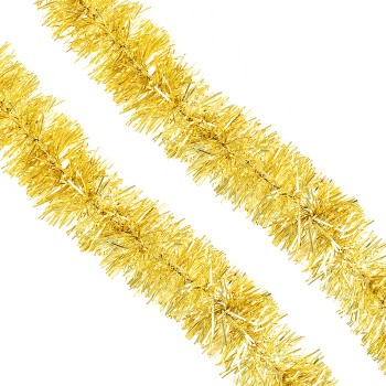 Мишура "Праздничная" золото  d-35, 1 м