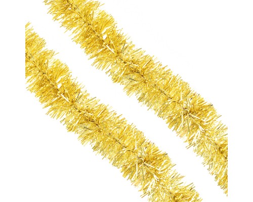 Мишура "Праздничная" золото  d-35, 1 м