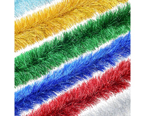 Гирлянда "Норка" голографическая д.100мм, дл.2м