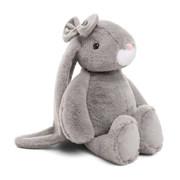 Зайка Молли, 28см сидя, серый