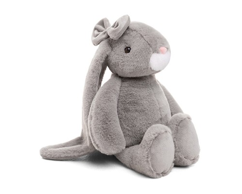 Зайка Молли, 28см сидя, серый
