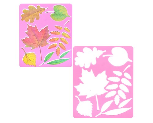 Трафарет "Листья деревьев"