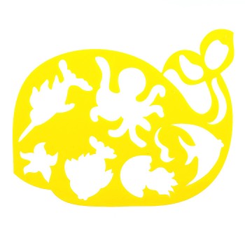 Трафарет фигурный "Китенок и его друзья"