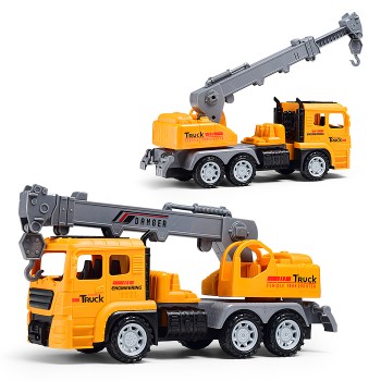 Машина "Автокран" инерционный, под колпаком