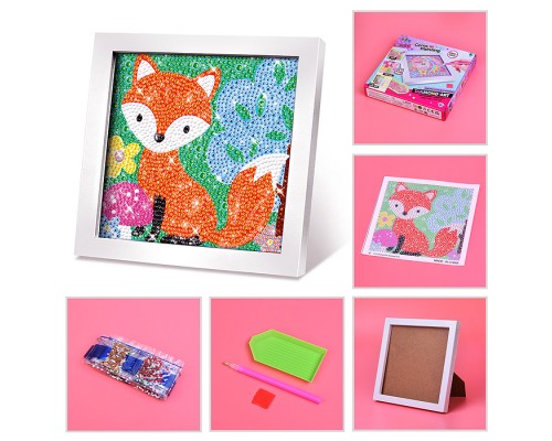 Мозаика алмазная "Лесная красавица" в коробке