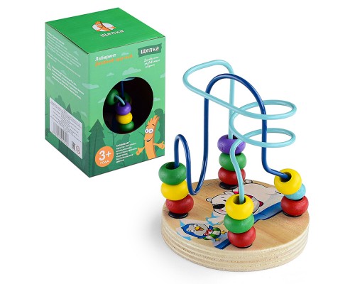 Лабиринт двойной круглый вид 2