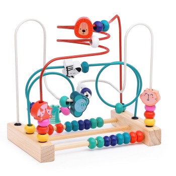 Игра Лабиринт "Зоо", со счетами, в пакете