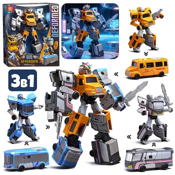 Робот "Автобус" трансформирующийся, в коробке