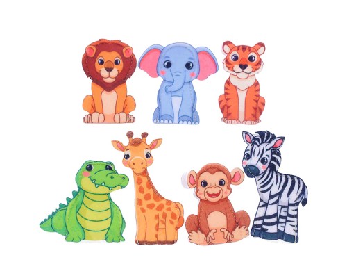 Пальчиковый театр "Животные Африки" фетр