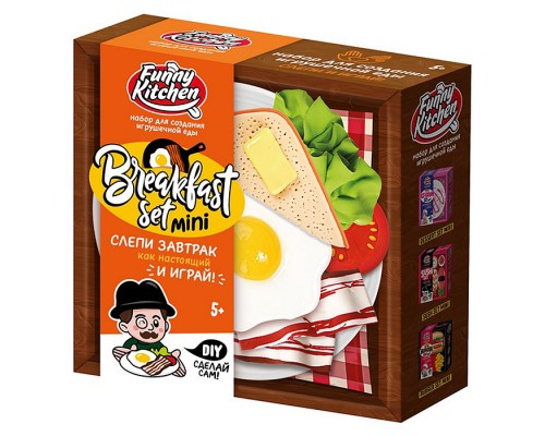 Игрушка для детей старше 5 лет "Slime Лаборатория" Funny Kitchen Breakfast set mini