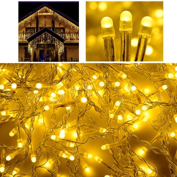 Электрогирлянда Бахрома, 9м, 288 ламп, теплый