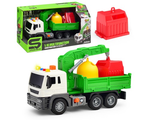 Машина "Эко-транспорт" 1:16 (свет, звук) в коробке