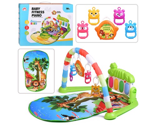 Коврик развивающий "Мир приключений" в коробке