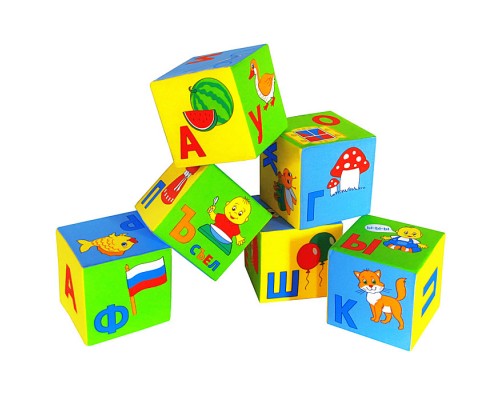 Игрушка кубики "Мякиши" (Умная азбука)
